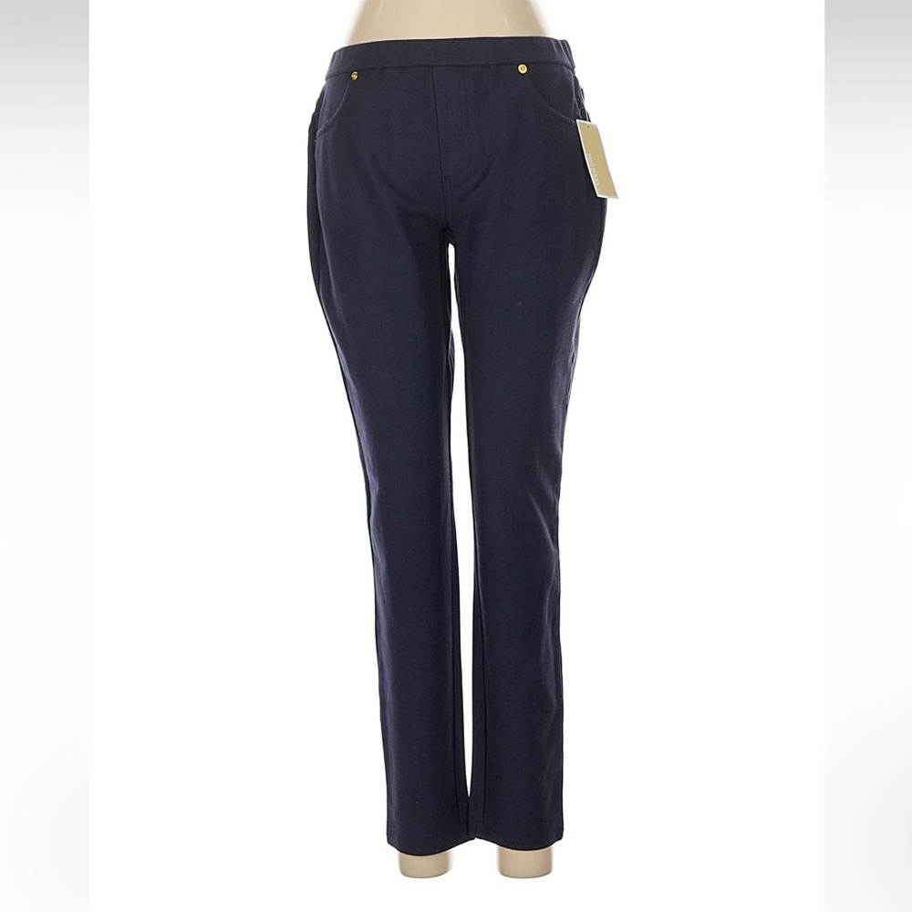 MICHAEL Michael Kors Navy Straight-Leg Pants